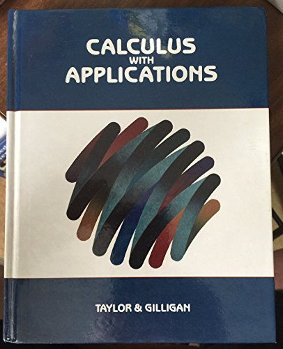 9780534102722: Calculus With Applications
