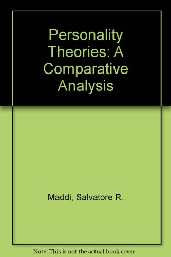 Stock image for Personality Theories: A Comparative Analysis for sale by ThriftBooks-Dallas