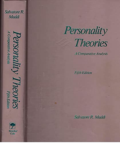 Stock image for Personality Theories : A Comparative Analysis for sale by Better World Books