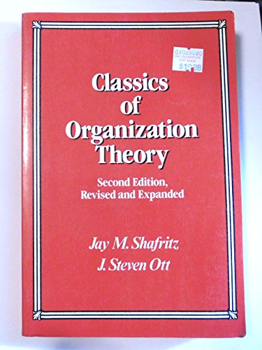 Beispielbild fr Classics on Organization Theory zum Verkauf von Wonder Book