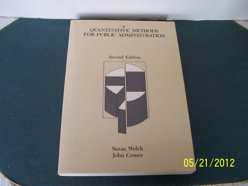 Beispielbild fr Quantitative Methods for Public Administration : Techniques and Applications zum Verkauf von Better World Books