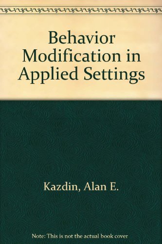 Immagine dell'editore per Behavior Modification in Applied Settings venduto da NEPO UG