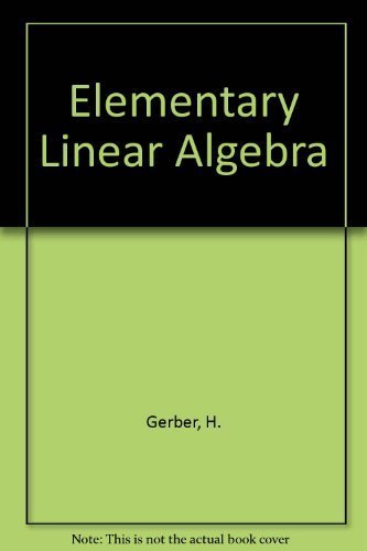 Imagen de archivo de Elementary Linear Algebra a la venta por Better World Books