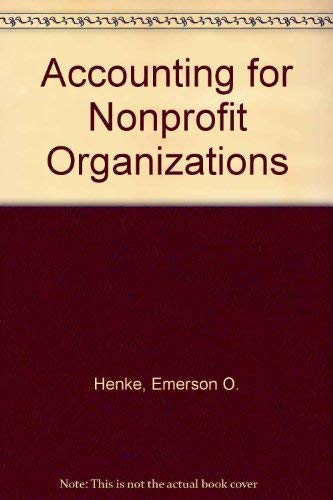 9780534119102: Accounting for Nonprofit Organizations