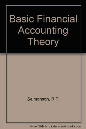 Stock image for Basic Financial Accounting Theory for sale by Irish Booksellers