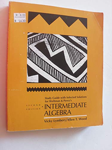 Stock image for Intermediate Algebra: Study Guide to 2r.e for sale by ThriftBooks-Dallas