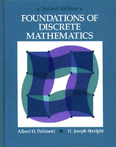 Stock image for Foundations of Discrete Mathematics for sale by Better World Books