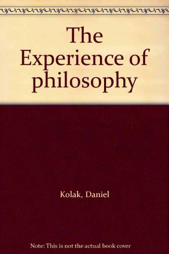 Imagen de archivo de The Experience of Philosophy a la venta por Better World Books