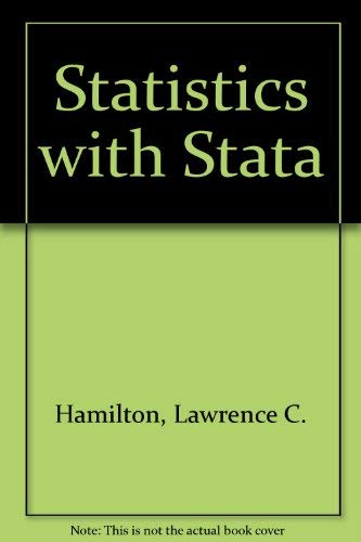Imagen de archivo de Statistics With Stata a la venta por Wonder Book