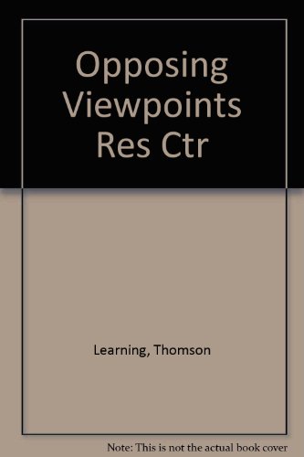 Opposing Viewpoints Res Ctr (9780534128531) by Thomson Learning
