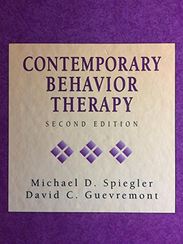 Stock image for Contemporary Behavior Therapy, 2nd for sale by GF Books, Inc.