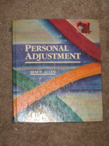 Stock image for Personality, Social, and Biological Perspectives on Personal Adjustment for sale by HPB-Red