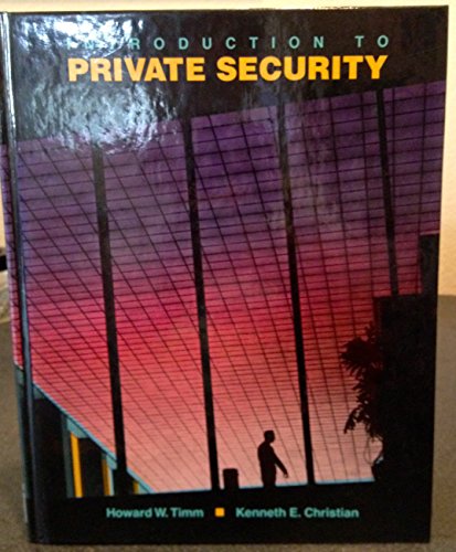 Stock image for Introduction to Private Security for sale by Bingo Books 2