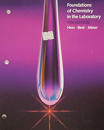 9780534134884: Foundations of Chemistry in the Laboratory