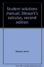 9780534138325: Title: Student solutions manual Stewarts calculus second