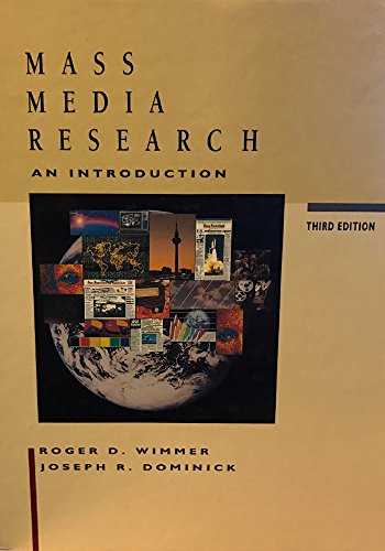 Imagen de archivo de Mass Media Research: An Introduction a la venta por Open Books