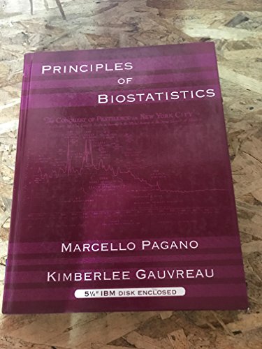 9780534140649: Principles of Biostatistics