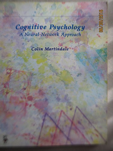 Beispielbild fr Cognitive Psychology : A Neural-Network Approach zum Verkauf von Better World Books