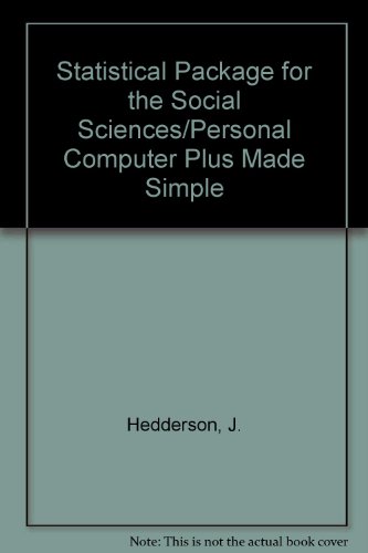 Spss/Pc+ Made Simple (9780534143763) by Hedderson, John