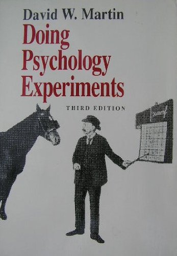 Stock image for Doing Psychology Experiments for sale by Wonder Book