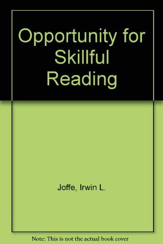 9780534146641: Opportunity for Skillful Reading