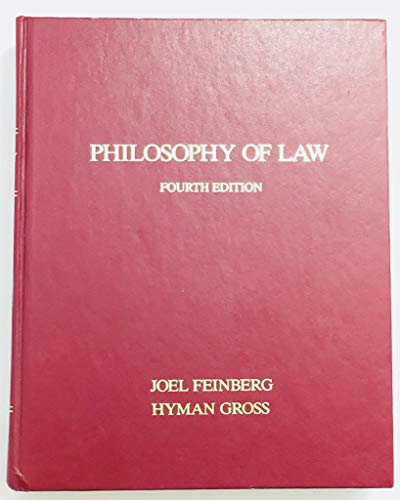 9780534151560: Philosophy of Law