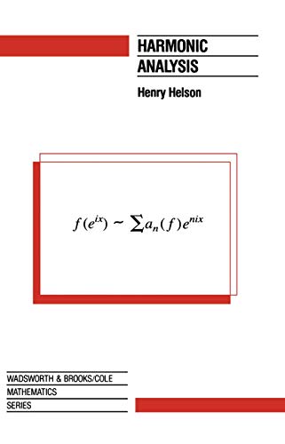 Imagen de archivo de Harmonic Analysis a la venta por RPL Library Store