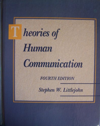 Imagen de archivo de Theories of Human Communication a la venta por Ergodebooks