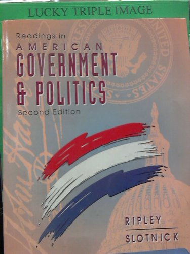 Beispielbild fr Readings in American Government and Politics zum Verkauf von PsychoBabel & Skoob Books