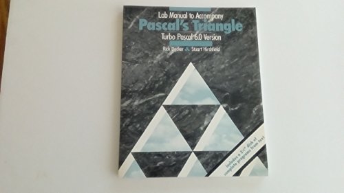 9780534161781: Laboratory Manual (PASCAL's Triangle: Think PASCAL 6.0 Version)