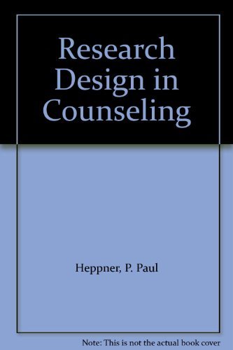 Imagen de archivo de Research Design in Counseling a la venta por WorldofBooks