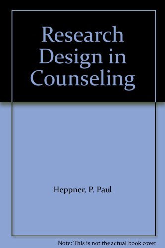 9780534162849: Research Design in Counseling