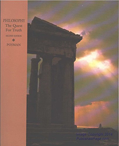 Stock image for Philosophy : The Quest for Truth for sale by Better World Books