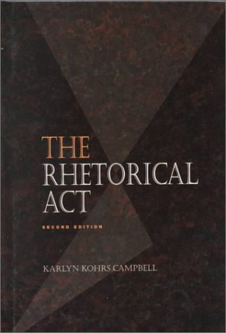 Imagen de archivo de Rhetorical Act a la venta por Open Books