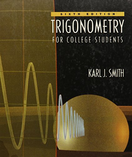 Stock image for Trigonometry For College Students for sale by Better World Books