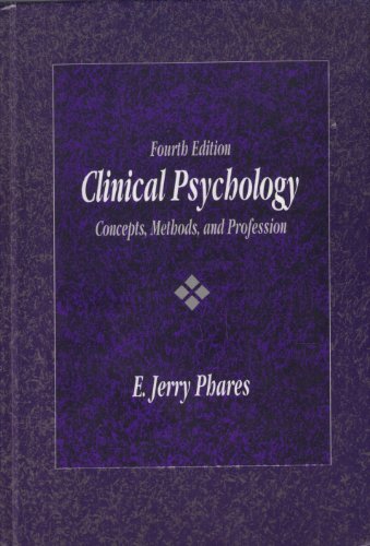 9780534168308: Clinical Psychology: Concepts, Methods and Profession