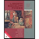 Stock image for Liberty, Equality, Power: A History of the American People, Volume II: Since 1863 (with InfoTrac and American Journey Online) for sale by SecondSale