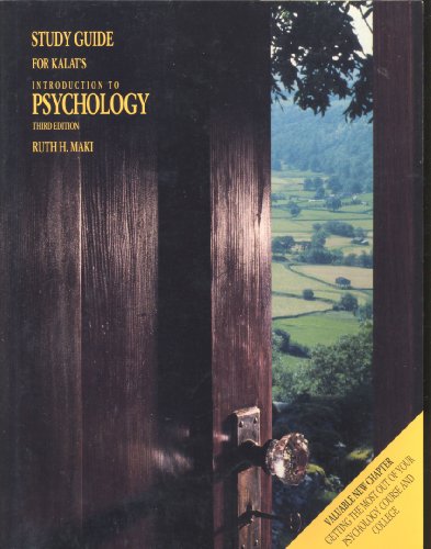 9780534172398: Study Guide for Introduction to Psychology