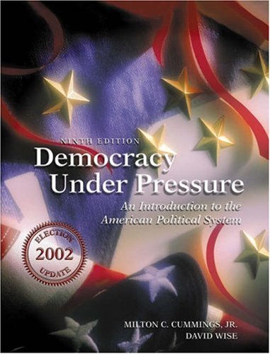 Imagen de archivo de Democracy Under Pressure: 2002 Election Update (With Infotrac) (Available Titles Cengagenow) ; 9780534173623 ; 0534173624 a la venta por APlus Textbooks