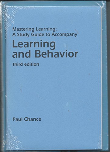 Beispielbild fr Learning and Behavior zum Verkauf von Better World Books
