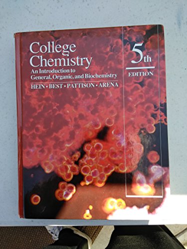 9780534175269: College Chemistry: Introduction to General, Organic, and Biochemistry