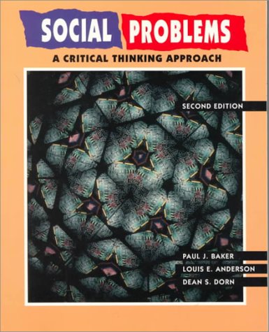 Imagen de archivo de Social Problems: A Critical Thinking Approach a la venta por HPB-Red