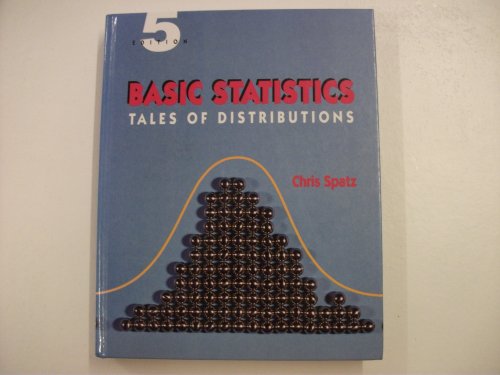 Beispielbild fr Basic Statistics : Tales of Distributions zum Verkauf von Better World Books