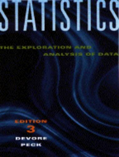9780534196141: Statistics: The Exploration and Analysis of Data