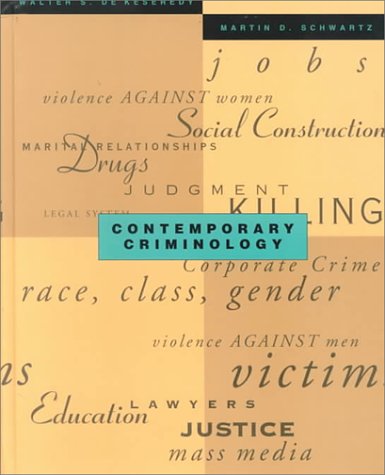 Stock image for Contemporary Criminology for sale by Better World Books: West