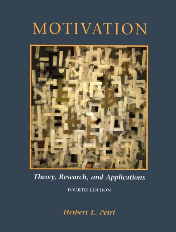 9780534204600: Motivation: Theory, Research, and Applications