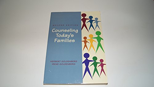 Imagen de archivo de Counseling Today's Families a la venta por Better World Books