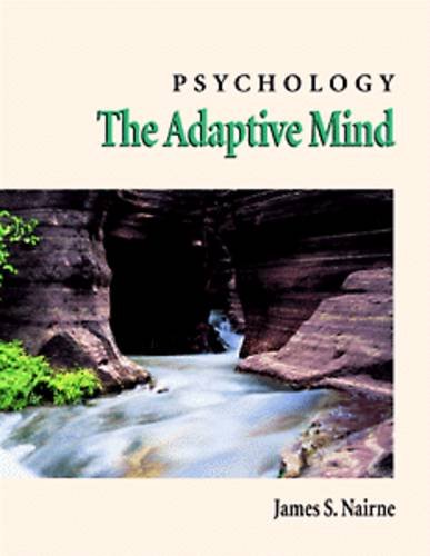 Stock image for Psychology: The Adaptive Mind for sale by Anderson Book