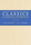 Stock image for Classics in American Government (Wadsworth Series in Public Administration) for sale by Sequitur Books