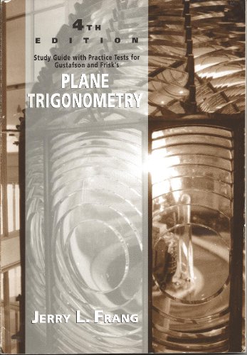 Stock image for Plane Trigonometry: Students Study Guide for sale by Bayside Books